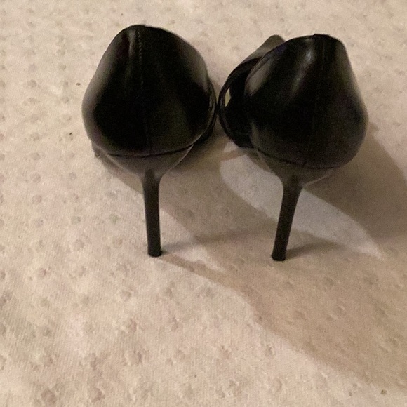 BCBGirls black pointed toe stiletto heels dress shoes # 9 B/M. - Picture 6 of 9
